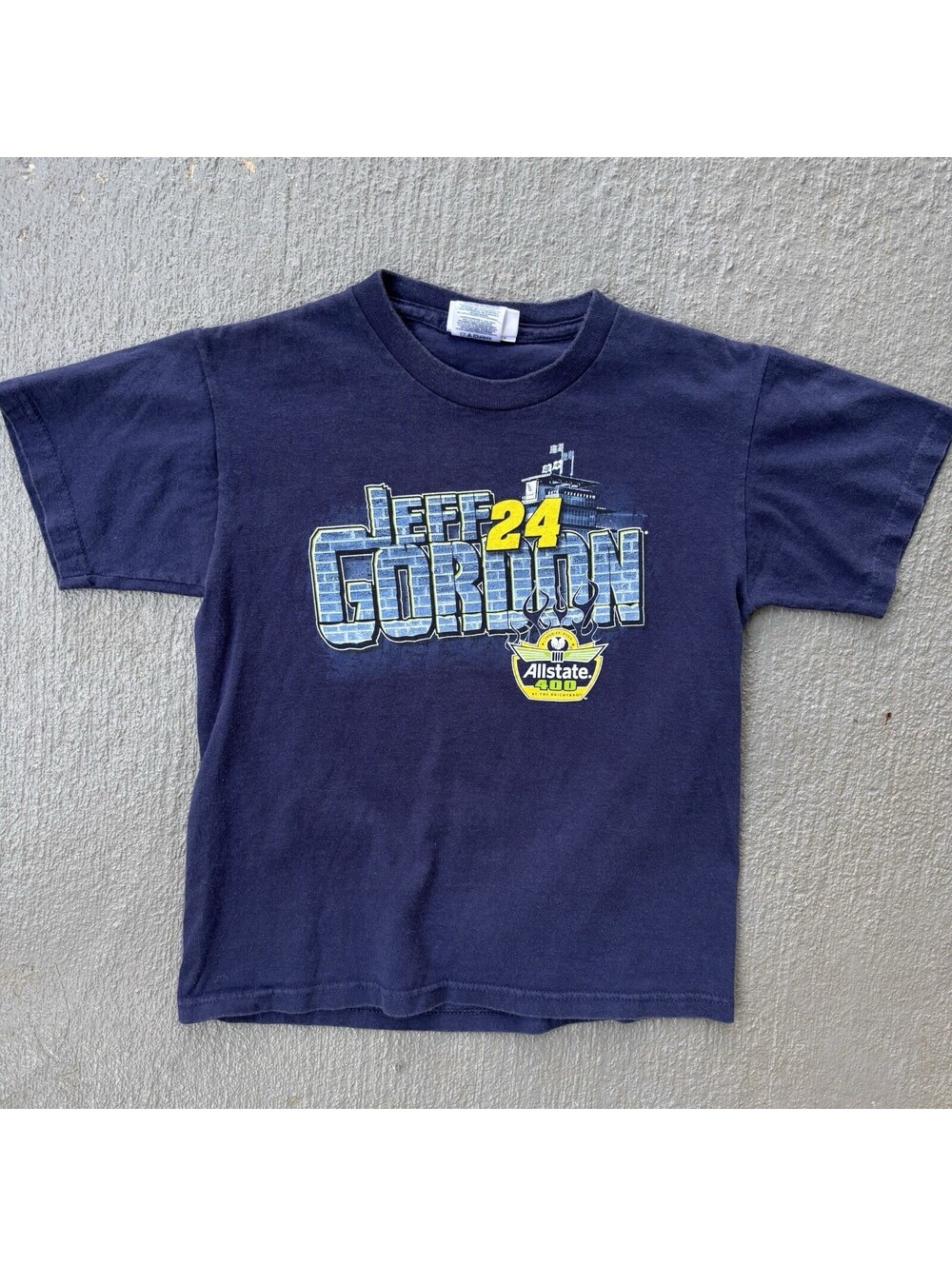 Vintage 2000s NASCAR Jeff Gordon 4 Time Winner YOUTH Medium 10-12